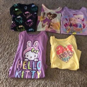 5 girls shirts